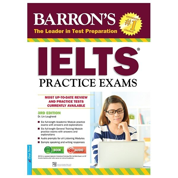 Barron's IELTS Practice Exams Book