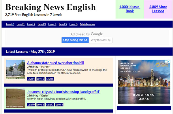 Breaking News English