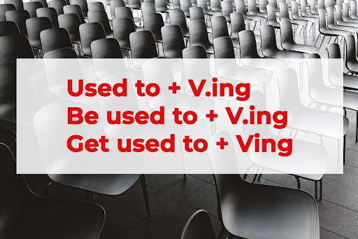 Hai cấu trúc tương tự used to là be used to và get used to