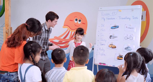 Học từ vựng qua trò chơi để từ vựng tiếng Anh lớp 1